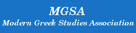 Modern Greek
Studies Association